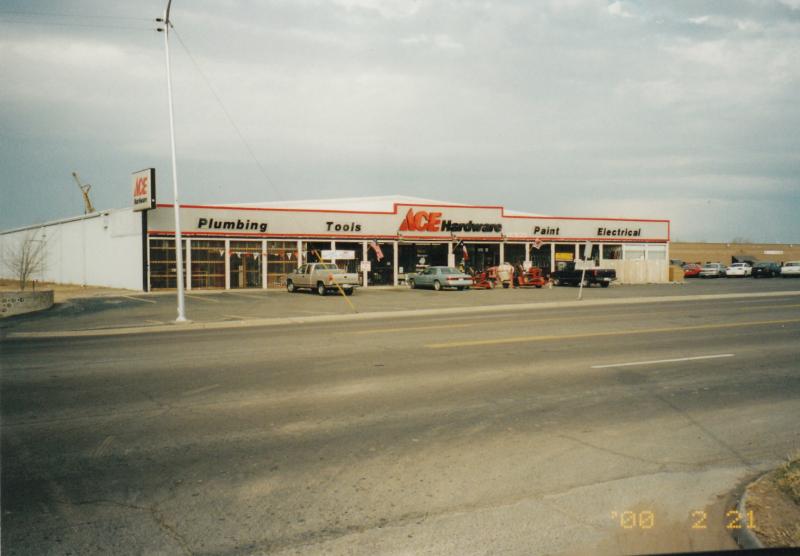 Morton Lumber Ace Hardware on South Cedar in 2000